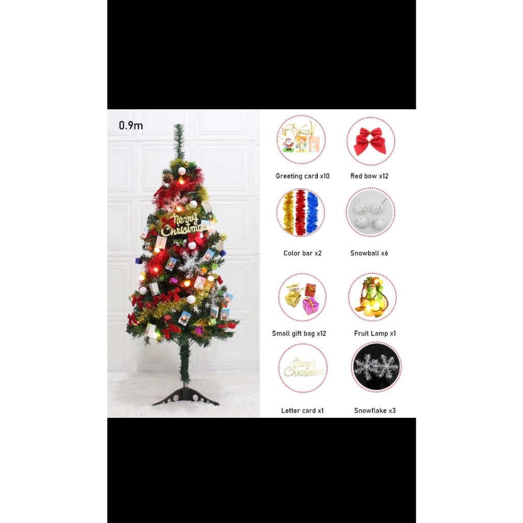 CÂY THÔNG NOELKÈM PHỤ KIỆN