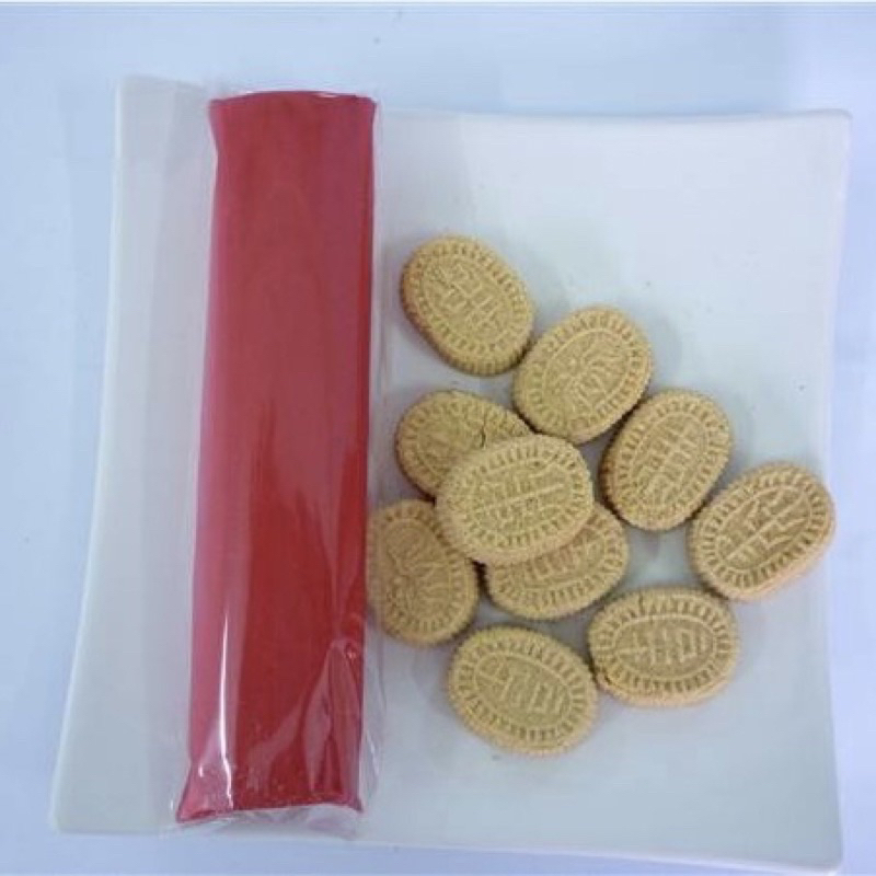 Bánh Đậu Xanh Nướng Bọc Giấy Đỏ - Cây 10 Bánh - Đặc Sản Hoài Nhơn- Bình Định