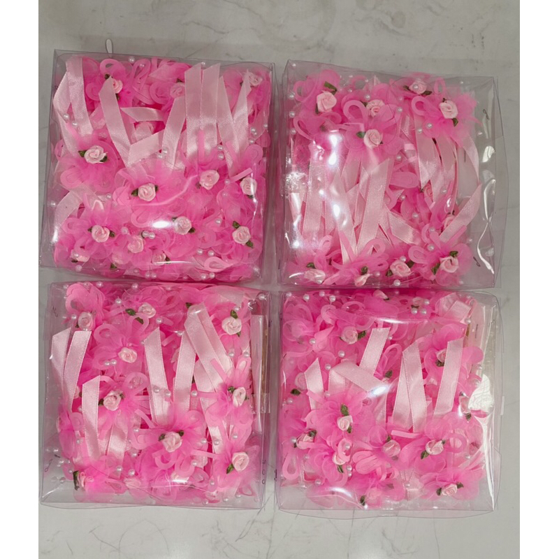 Hoa cài áo/ dán áo họ nhà trai, họ nhà gái dùng trong đám cưới