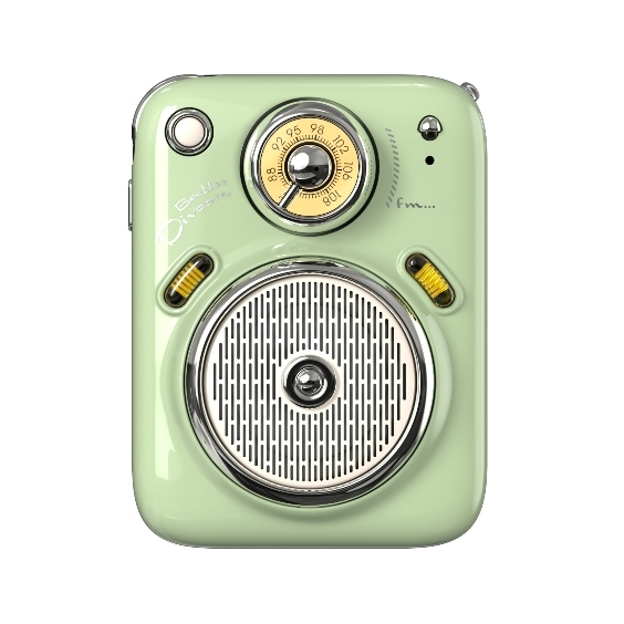 Loa Bluetooth Divoom-Beetles-FM II bản nâng cấp -Thiết kế siêu nhỏ, cổ điển, tích hợp FM radio và thẻ nhớ