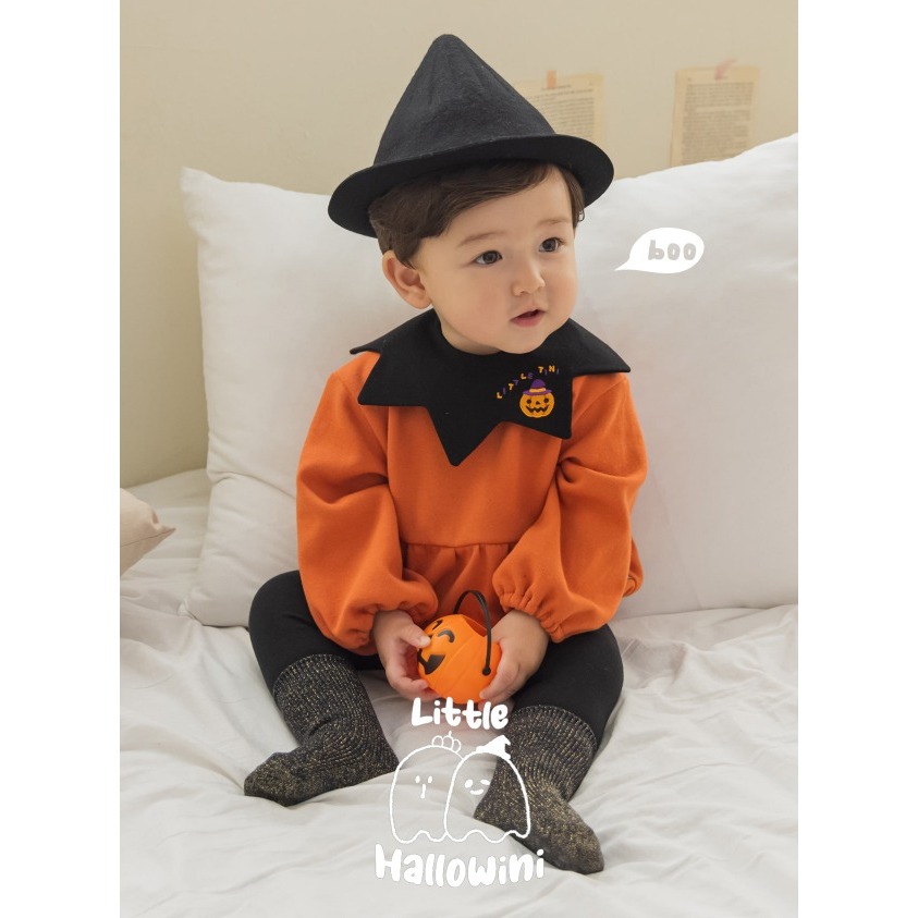 - Bodysuit LittleTini Pumpkin chính hãng Hàn Quốc cho bé