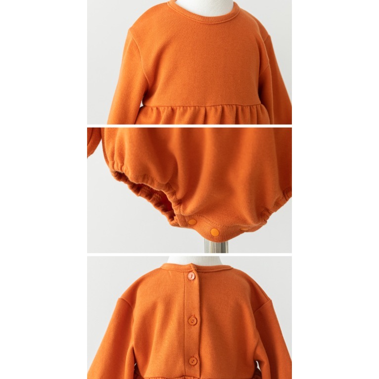 - Bodysuit LittleTini Pumpkin chính hãng Hàn Quốc cho bé