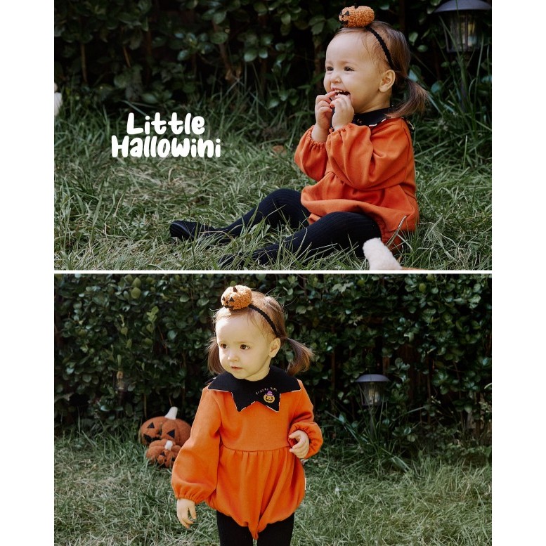 - Bodysuit LittleTini Pumpkin chính hãng Hàn Quốc cho bé