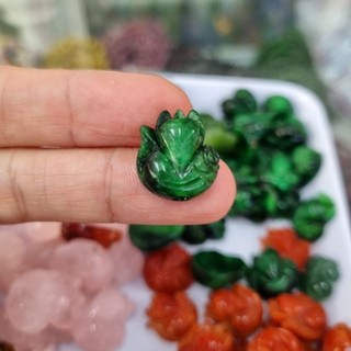 Hồ ly 9 đuôi ôm hoa T.A lỗ xỏ duyên tâm mix vòng