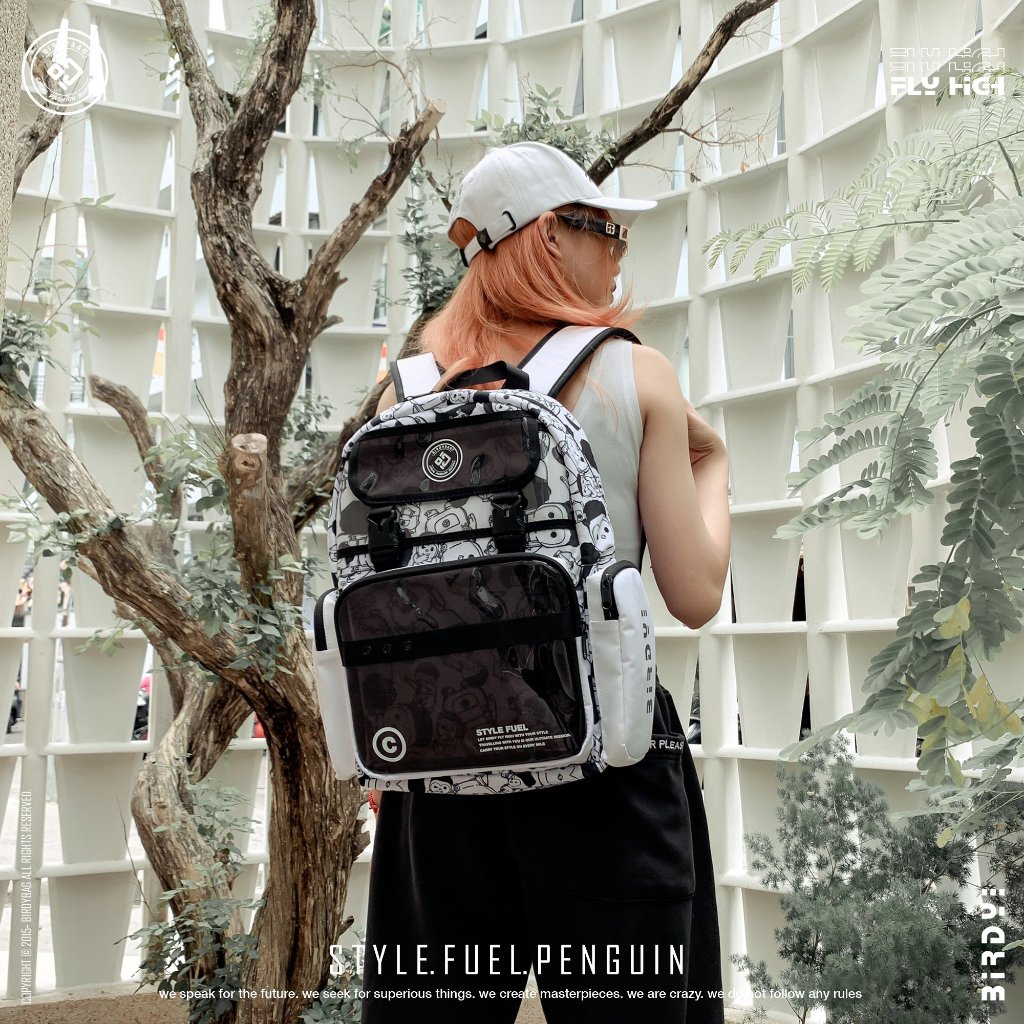Balo BIRDYBAG STYLE FUEL PENGUIN unisex New Original Backpack