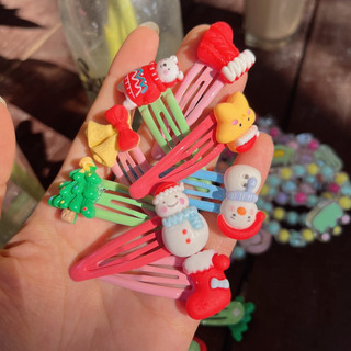 4 kẹp tóc Noel dễ thương cho bé
