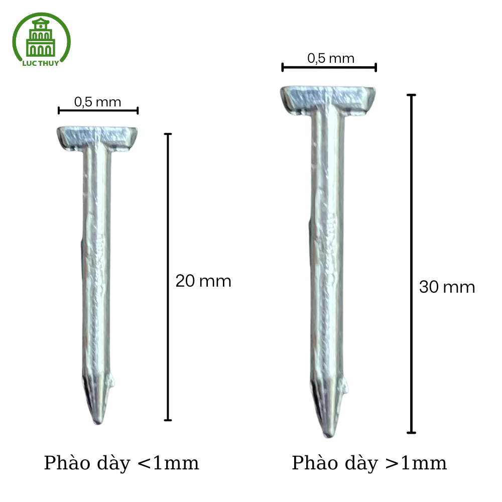 Đinh đóng phào nhựa Lục Thủy - Sử dụng đóng phào chân tường