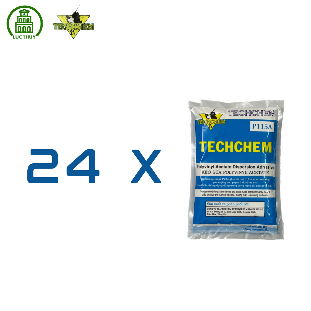 Keo sữa Techchem P115A - Hàng chất lượng cao, chính hãng - Chuyên dụng lát sàn gỗ tự nhiên - Ván sàn Lục Thủy