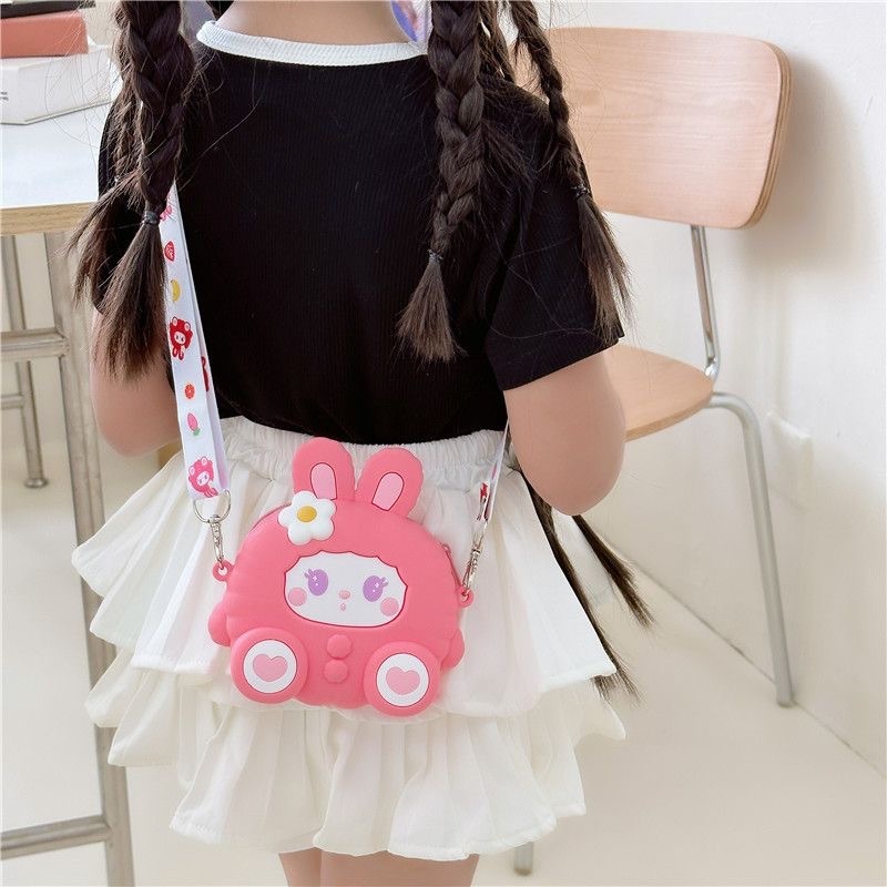 Túi Đeo Chéo Cho Bé, Túi Đeo Chéo Trẻ Em, Túi Đeo Vai Cho Bé Đi Chơi, Du Lịch, Đựng Lì Xì Tiện Lợi Mẫu thỏ