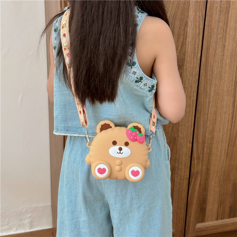 Túi Đeo Chéo Cho Bé, Túi Đeo Chéo Trẻ Em, Túi Đeo Vai Cho Bé Đi Chơi, Du Lịch, Đựng Lì Xì Tiện Lợi Mẫu thỏ