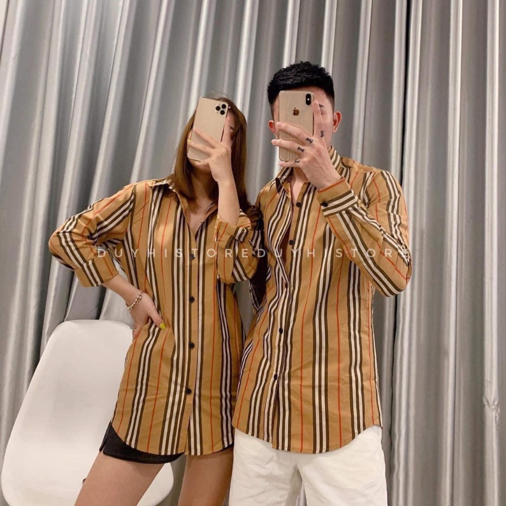 Áo sơ mi dài tay BBR unisex nam nữ form rộng | DUYHI