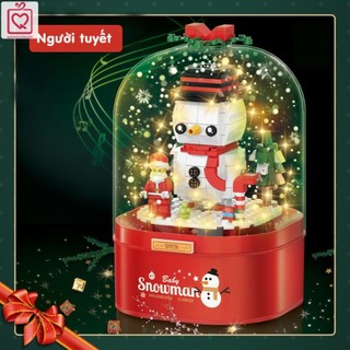 Hộp nhạc giáng sinh quả cầu tuyết - Mùa đông không lạnh - Quà noel tặng người yêu, bạn trai, bạn bè
