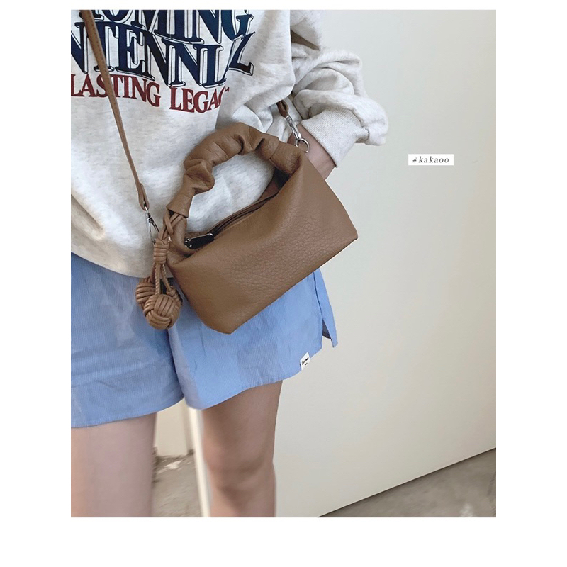 Túi xách nữ túi đeo chéo da PU hình hộp kèm dây