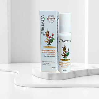 Xịt keo ong Vitatree Super Propolis Spray Complex with honey