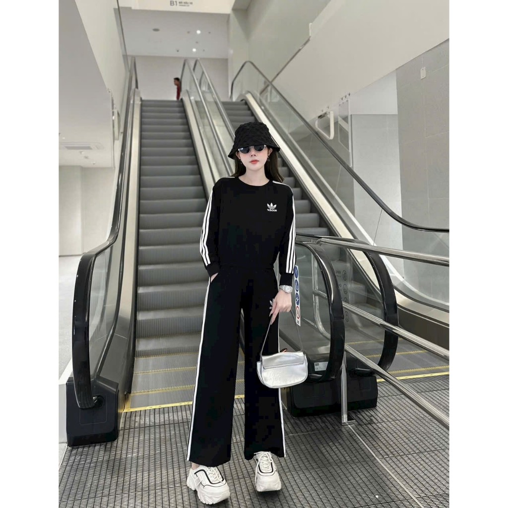 Sét bộ thể thao nữ  vải umi Hàn xuất dư mềm mịn không xù, không bai dão