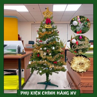 Cây thông noel cao 90CM, 1M2, 1M5, 1M8, 2M trang trí, decor giáng sinh đẹp tán lá dày và rộng hàng Việt Nam chất lượng