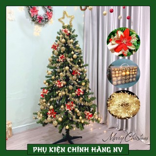 Cây thông noel cao 1M5, 1M8, 2M, 2M4 trang trí, decor giáng sinh đẹp tán dày và rộng hàng Việt Nam chất lượng cao