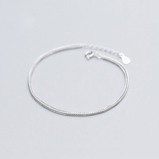 Lắc tay bạc nữ TWINKLE TIME mắt kết cá tính basic TT163