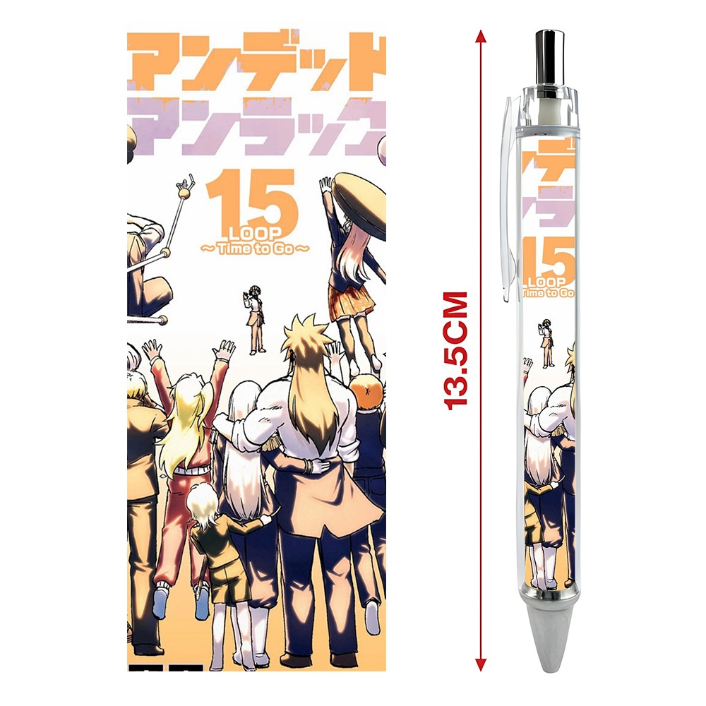 Bút viết In hình Anime Manga Undead Unluck - Hình in sắc nét - Bút Gel ngòi 0.5mm by 2D Tộc Shop