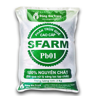 Túi 2kg phân trùn quế cao cấp sfarm / mekong