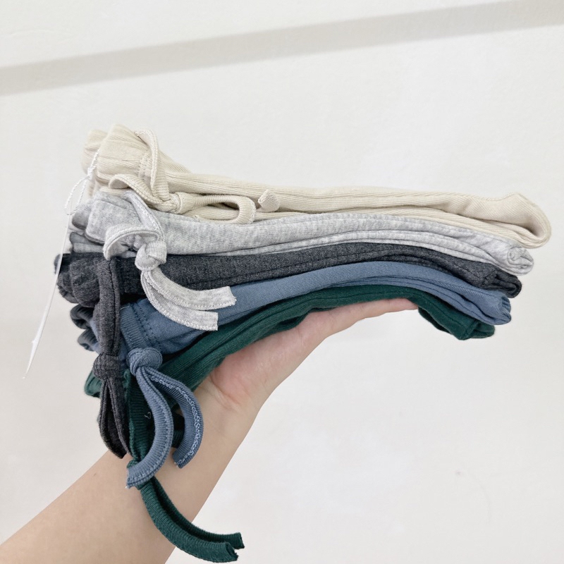 Set 5 quần dài cotton vải xuất cho bé trai siêu đẹp size từ 12-24 cân