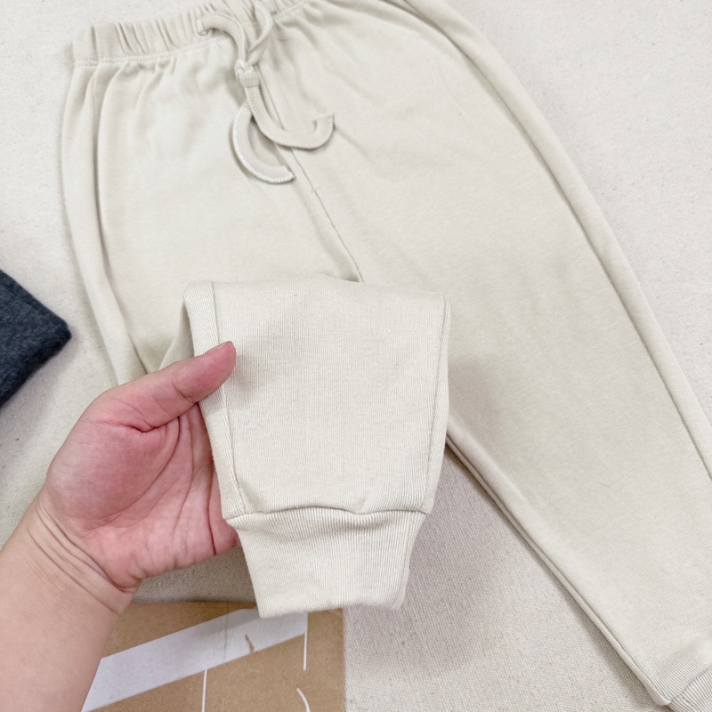 Set 5 quần dài cotton vải xuất cho bé trai siêu đẹp size từ 12-24 cân