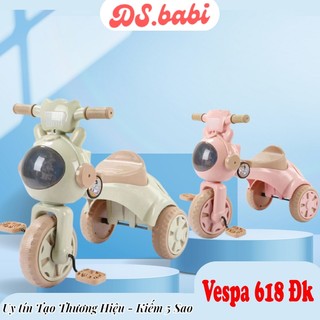Xe Đạp 3 Bánh Phi Hành Gia cho bé có bàn đạp nhạc đèn Ngộ Nghĩnh