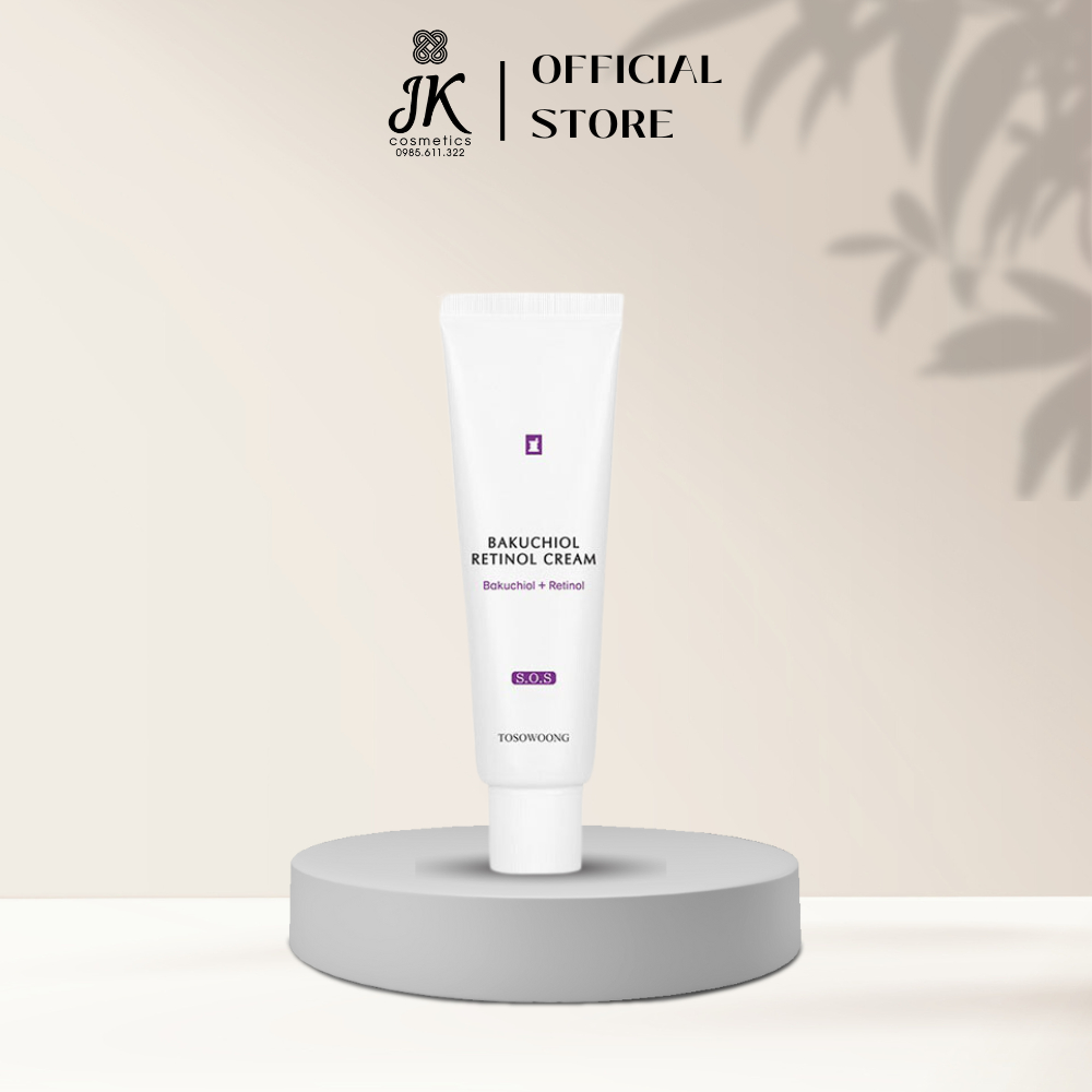 Kem Giảm Nám, Thâm Nám Retinol Bakuchiol Tosowoong 50ml Hàn Quốc - JK Auth Cosmetics