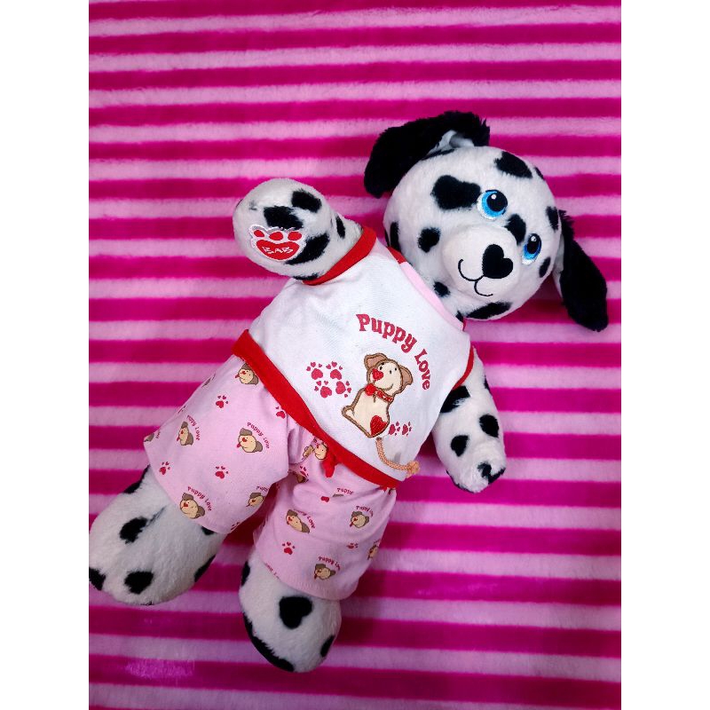 BUILD A BEAR CÚN ĐỐM MẮT THÊU