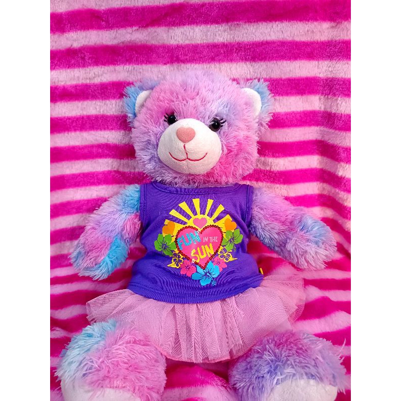 GẤU BAB HỒNG LOANG XANH