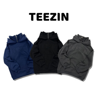 Áo hoodie zip có cổ , áo hoodie teezin có cổ , áo hoodie dáng rộng -tz05