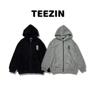 Áo hoodie zip teezin, áo hoodie nỉ 2 da unisex nam nữ -tz06