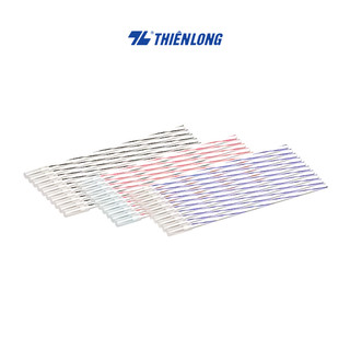 Combo 100 ruột bút bi thiên long bpr-06- dùng cho bút tl-027- xanh/ đỏ/ đen