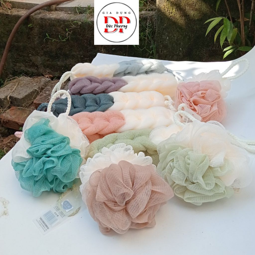Bông tắm đẹp,loại dày 5 lớp,co giãn
