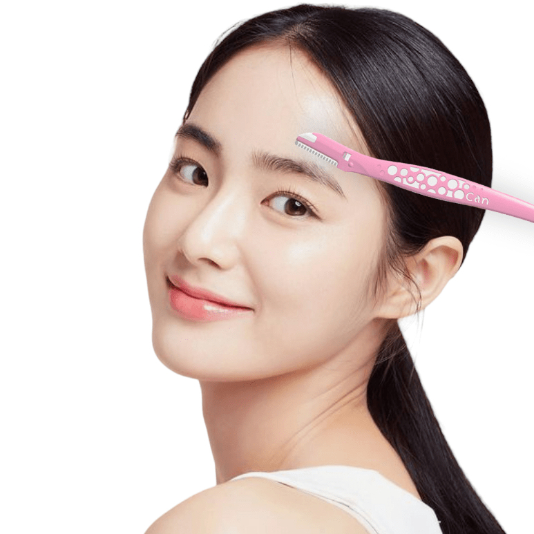 Dao Cạo Lông Mày Cán Nhựa Lưỡi Dao Thép Không Gỉ Kai For Women 17821