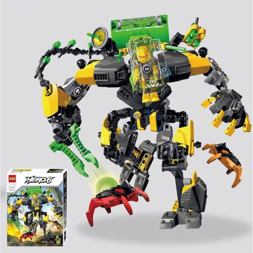 🔥Building Blocks Hero Factory Con thú kết hợp với Huaguang và Yihao Creative Assembled Puzzle Dolls