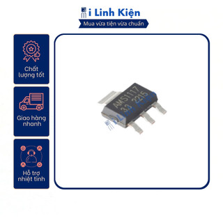 Ams1117 ic ổn áp ams1117 3.3v 1a sot-223 chính hãng.