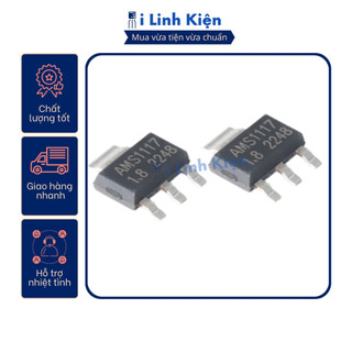 Ams1117 ic ổn áp ams1117 1.8v 1a sot-223 đảm bảo chất lượng.