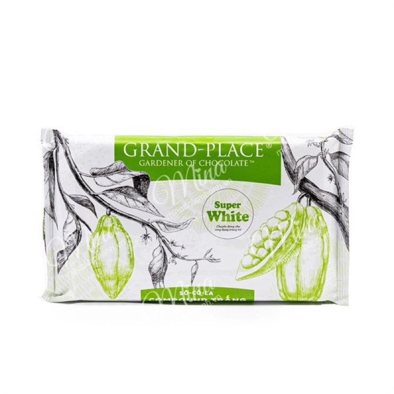 Socola TRẮNG Compound Grand Place miếng ~110g