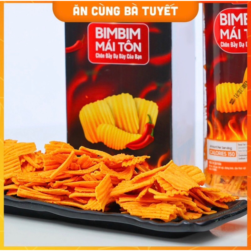 BIM BIM MÁI TÔN_ Ăn vặt Bà Tuyết_Chính Hãng_Giá rẻ