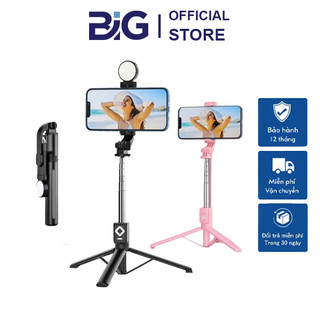 Gậy Chụp Ảnh 3 chân B11S có đèn Led trợ sáng thế hệ mới, Gậy selfie chụp hình, tự sướng, nút bluetooth điều khiển từ xa