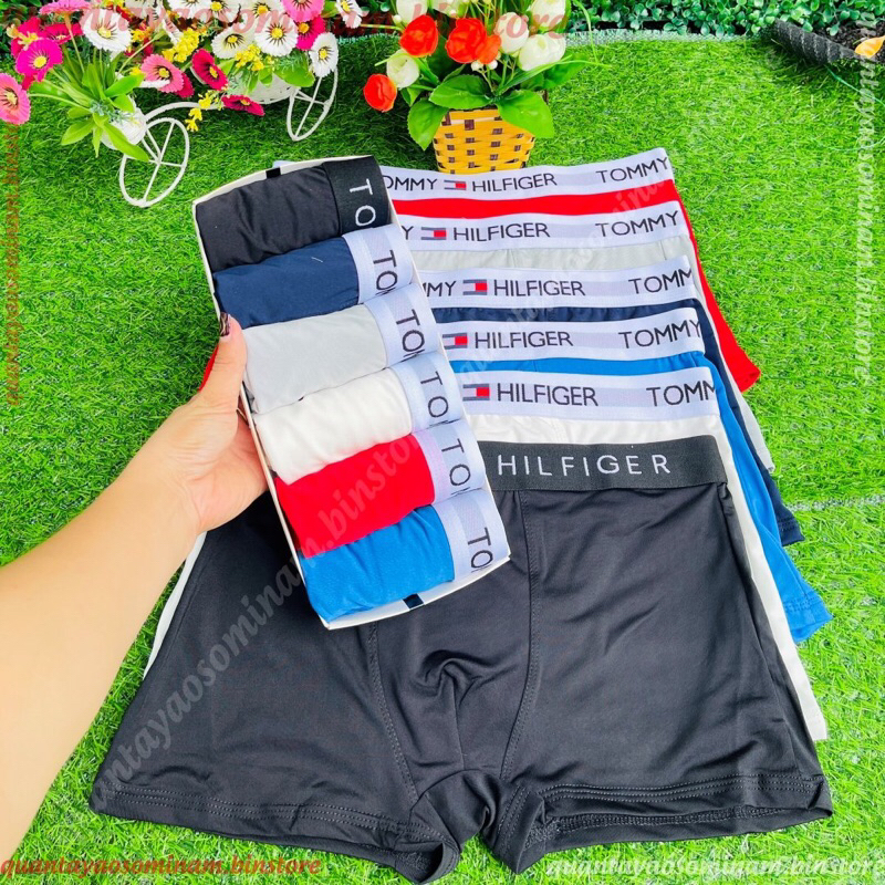 Quần boxer nam,quần sịp đùi nam mẫu TO.MMY chất vải thun lạnh,co giãn 4 chiều,thoáng mát,thoải mái vận động
