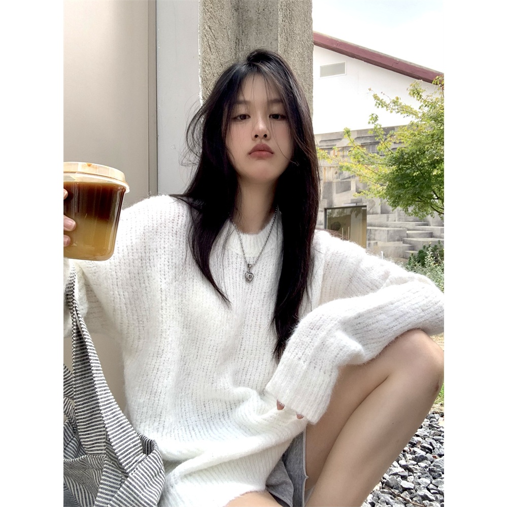 Áo len trơn, áo len màu sắc pastel tương sáng tôn da sang chảnh phong cách Hàn Quốc