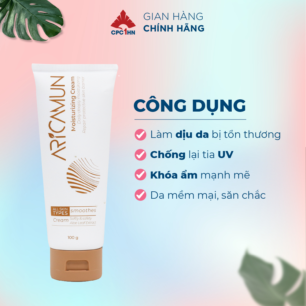 Kem Dưỡng Ẩm Sâu Và Phục Hồi Da Tay ARICAMUN Moisturizing Cream 100g Chính Hãng