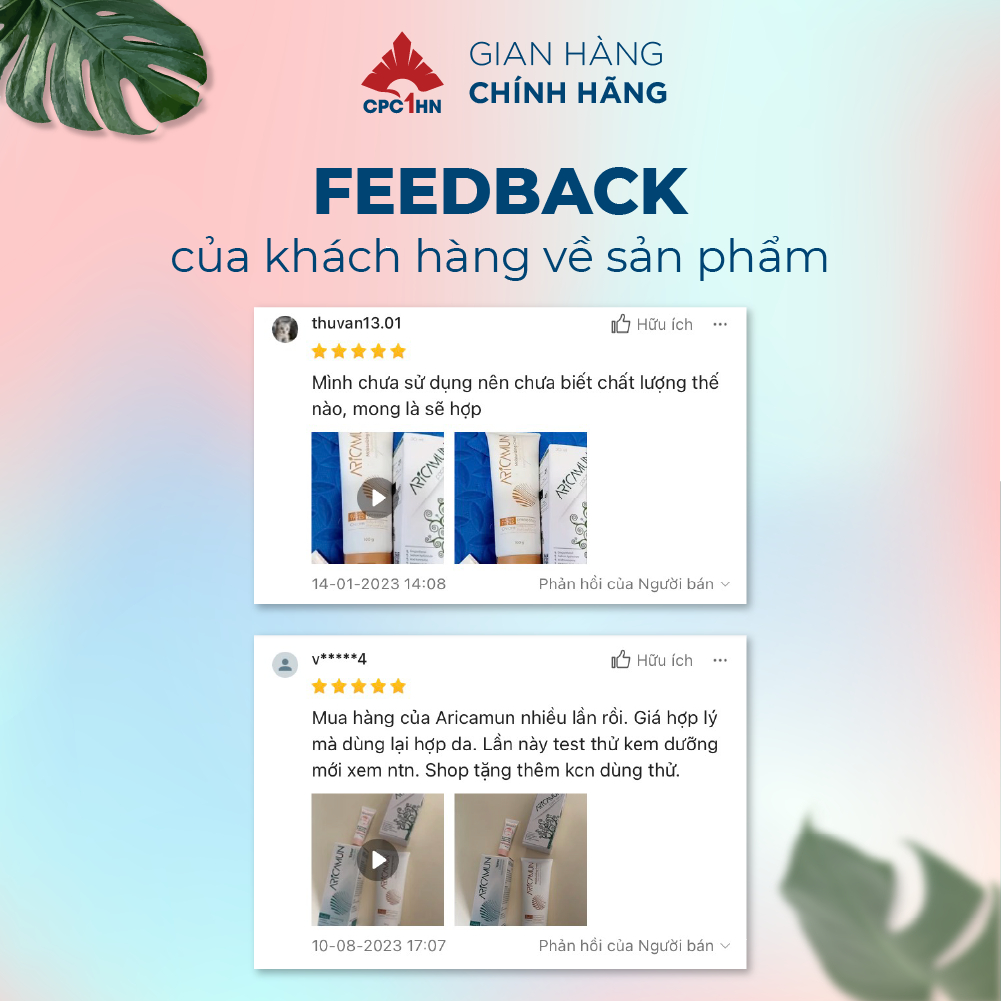 Kem Dưỡng Ẩm Sâu Và Phục Hồi Da Tay ARICAMUN Moisturizing Cream 100g Chính Hãng