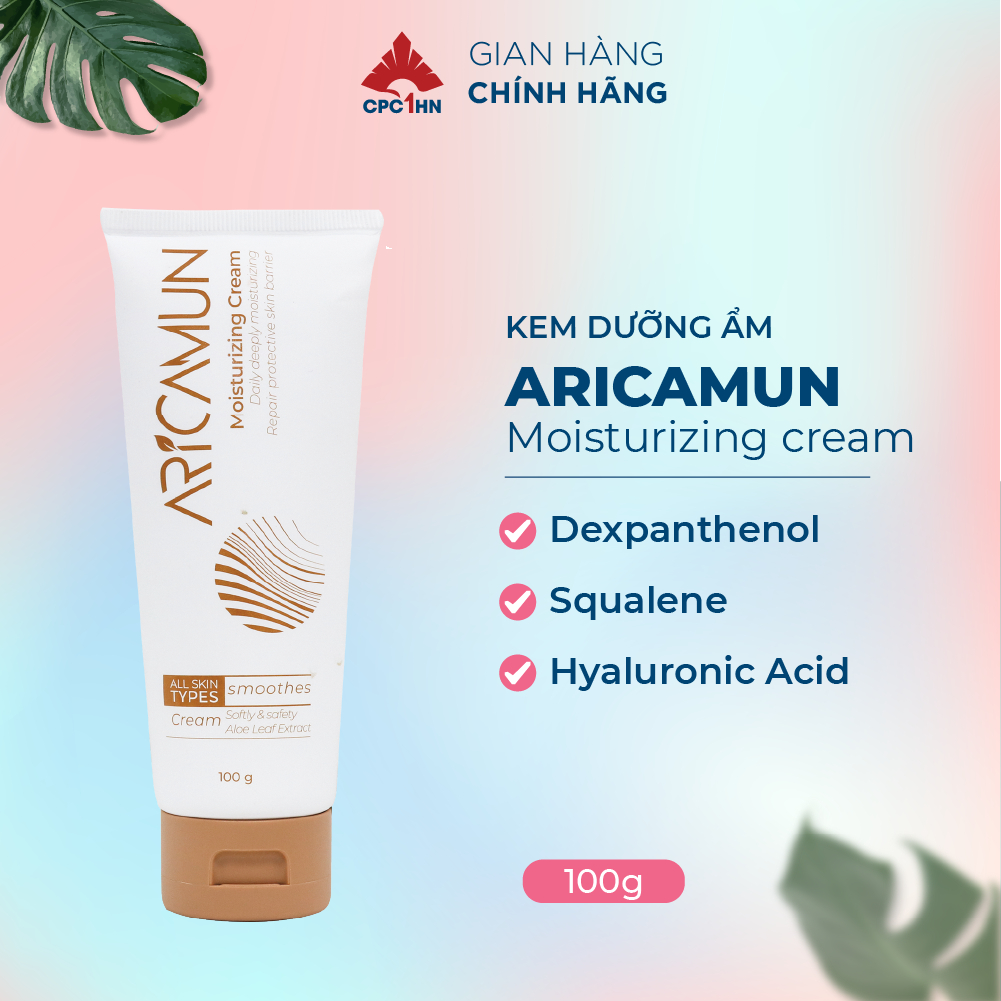 Kem Dưỡng Ẩm Sâu Và Phục Hồi Da Tay ARICAMUN Moisturizing Cream 100g Chính Hãng