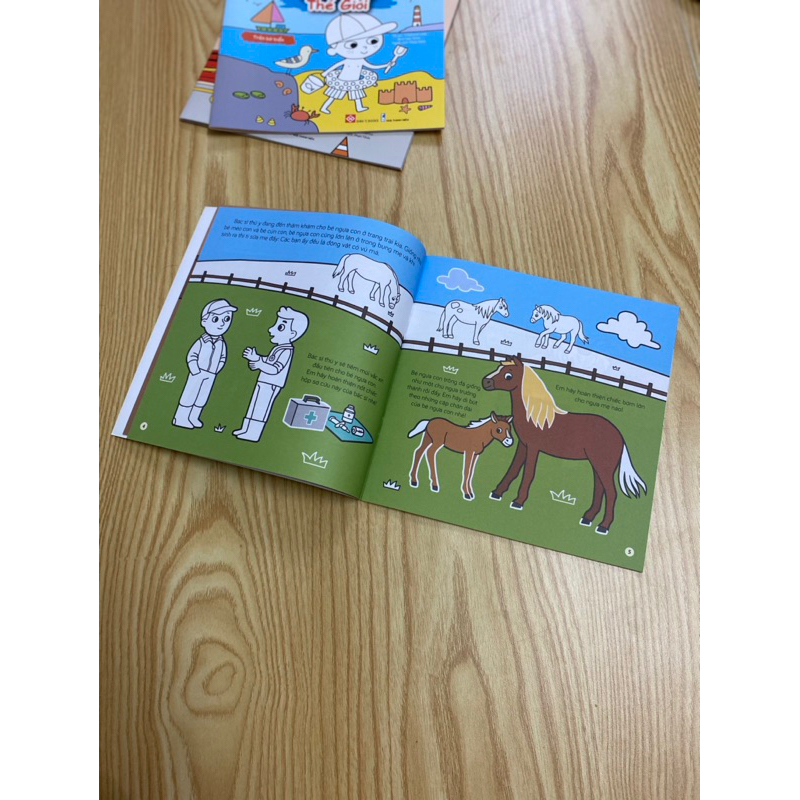 Sách thiếu nhi - Tô Màu Khám Phá Thế Giới