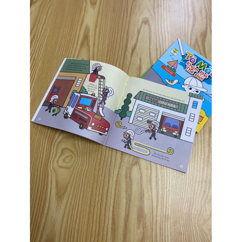 Sách thiếu nhi - Tô Màu Khám Phá Thế Giới