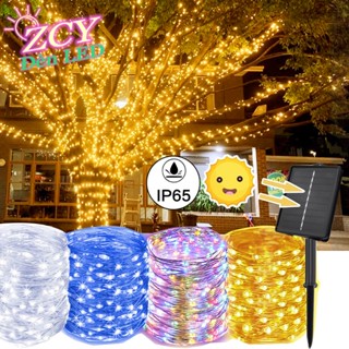 32M Đèn năng lượng mặt trời, Dây Đèn Led chống nước, Đèn Trang Trí Sân Vườn, Đèn đom đóm ngoài trời