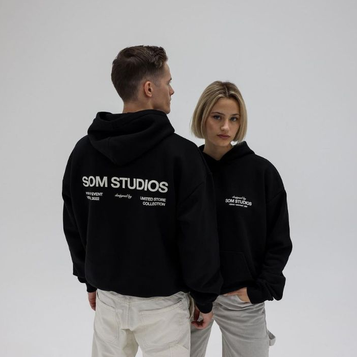 ÁO Hoodie Local Brand Unisex SILENCE T-SHIRT/ SOMS, Hoodie nỉ bông nam nữ unisex from rộng oversize